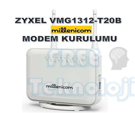 millenicom zyxel modem şifresi